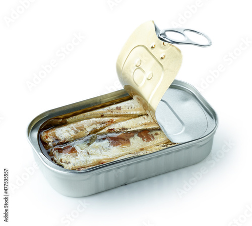 open sardines can