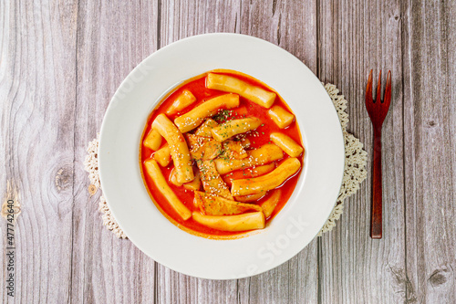 Korean Stir-fried Rice Cake, 'Tteokbokki'