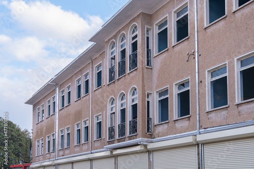 The historical hotel is being restored. luks hotel, adana, turkey.