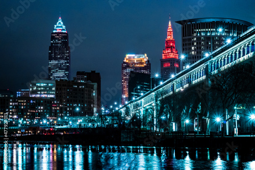 Cleveland Skyline - Riverside