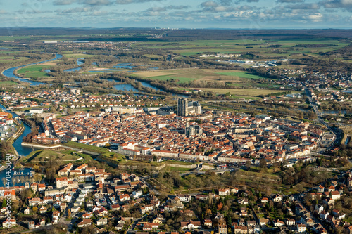 Aerial Toul Lorraine France