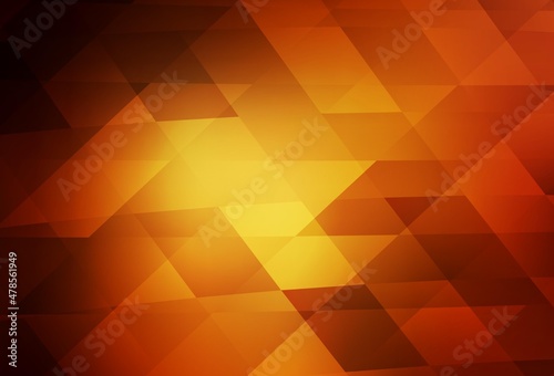 Dark Red vector template with rhombus.