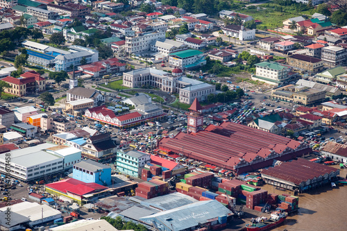 Cityscape Skyline of Georgetown Guyana