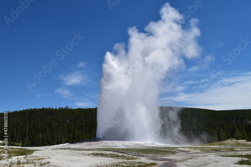 Old Faithful at Yellowstone National Park