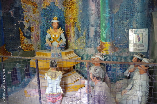 ミャンマー モーラミャイン 世界最大の寝釈迦仏 ウィンセントーヤ