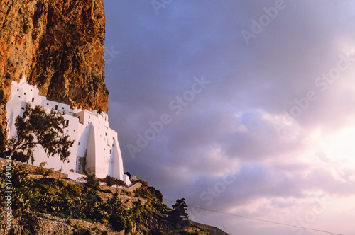 monastery of chozoviotissa on the greek island of amorgos