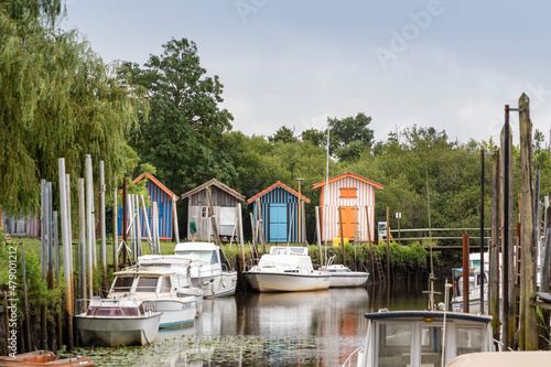 Port de Biganos Cabane pêcheur bassin d'Arcachon