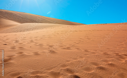 africa, arid, blue, clear, clouds, colorful, day, desert, desolate, dirt, discovery, drought, dry, dune, dusty, empty, environment, evening, exploration, grass, gravel, heat, hill, hot, kalahari, land