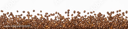 Background from fresh roasted aromatic coffee beans.