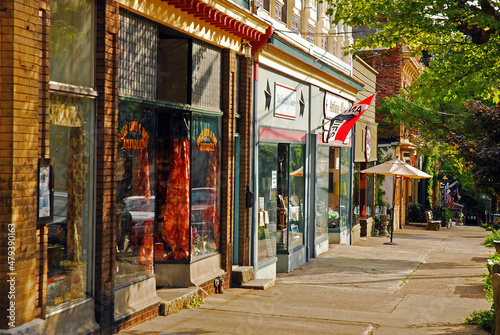 Boutiques, antique shops and independent stores populate the charming downtown Cold Spring, New York.