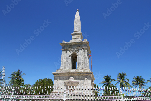 Magellan Monument of Mactan Shrine in Lapu-Lapu City, Cebu, Philippines
