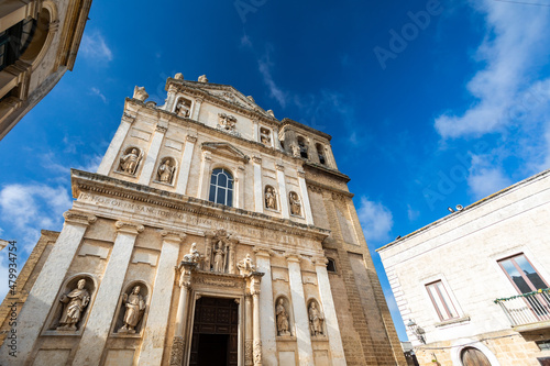 Chiesa madre di mesagne, puglia, italia