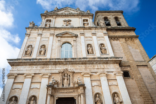 Chiesa madre di mesagne, puglia, italia