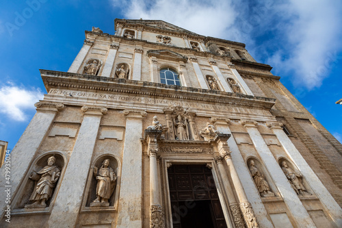 Chiesa madre di mesagne, puglia, italia