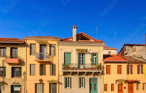 ioannina city greece traditional part of the city home buildings