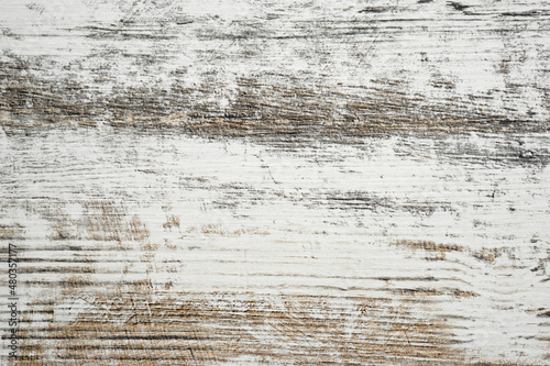 Aged vintage painted wood background texture.