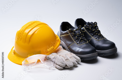 Construction Safety Equipment. Gloves, Eyewear