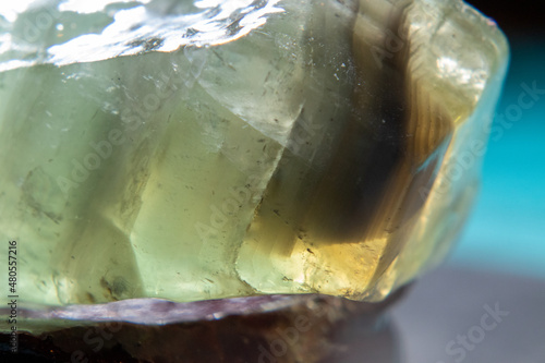Vibrant Green Calcite natural mineral gem stone