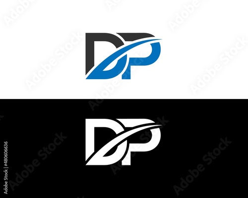 Letter DP Logo Design Creative Icon Vector Symbol Template.