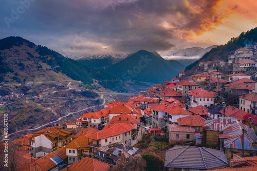 Metsovo is a village in Epirus, in the mountains of Pindus in northern Greece, between Ioannina to the north and Meteora to the south.