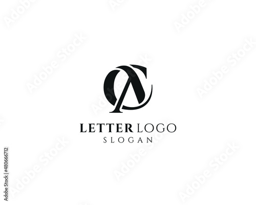 Abstract AC letter logo-CA Logo Design, vector logo design