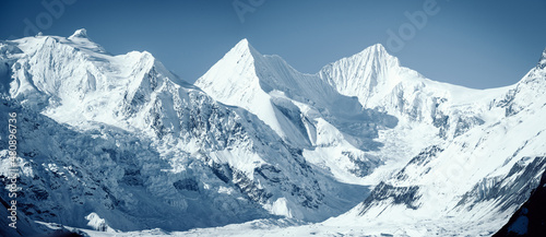 Glacier and snow mountains in Tibet,China