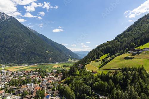 Wonderful view of Tures Castle in South Tyrol