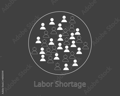 labor shortage with many company need employee but lack of employee to work 