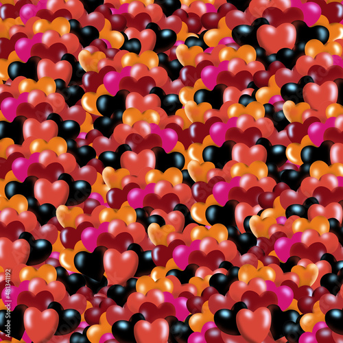Ilustracja kolorowe balony