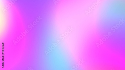 Holographic pastel gradient. Light soft pink purple very peri teal colors transitions. Multicolored background