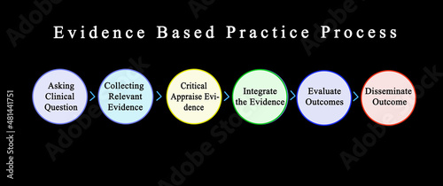  Steps in Evidence Based Practice Process.
