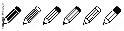 Pencil icon vector.