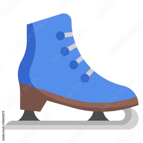 ICE SKATE flat icon