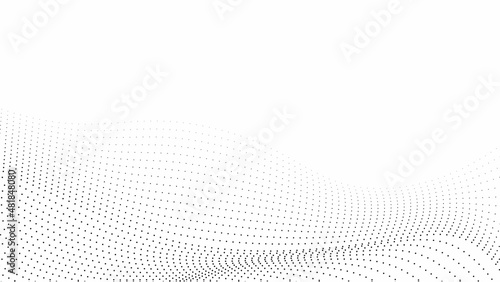dots line vector black and white abstract background