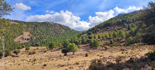 Landscape of the high peaks of the Sierra de Baza - Granada