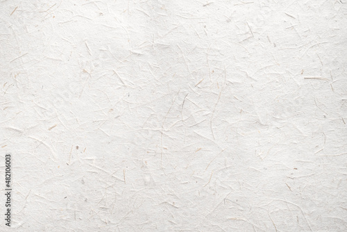 White craft paper texture background from made natural leaves. Recycled paper texture background banner concept.