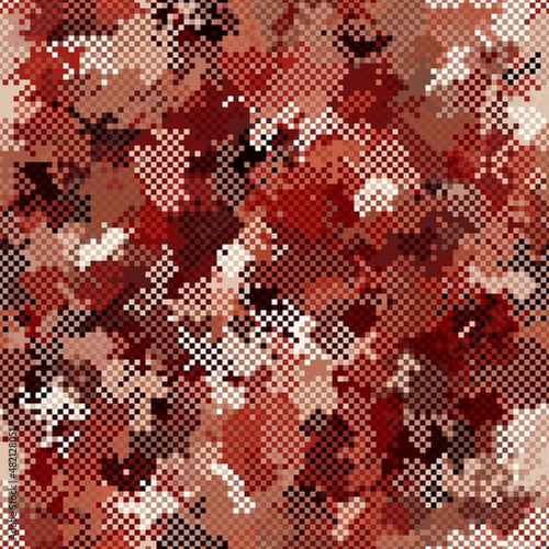 Texture military camouflage seamless pattern. Abstract army vector illustration