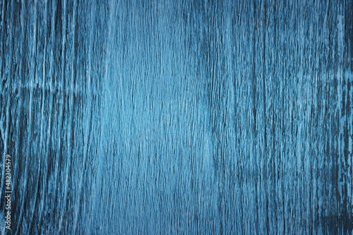 wooden wall, blue background