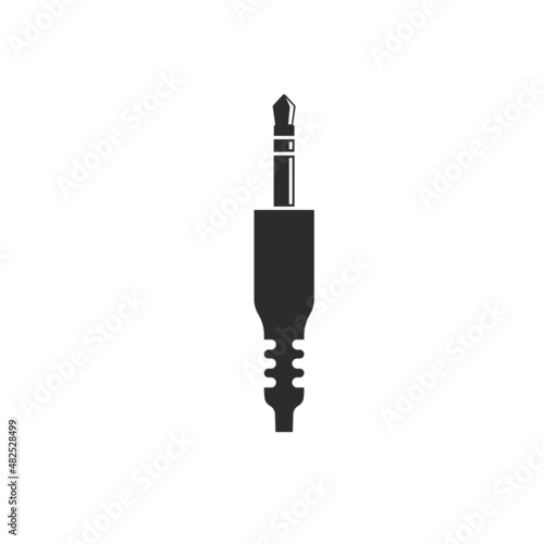 audio jack icon vector illustration design template