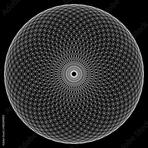 Toroid based cube geometry.