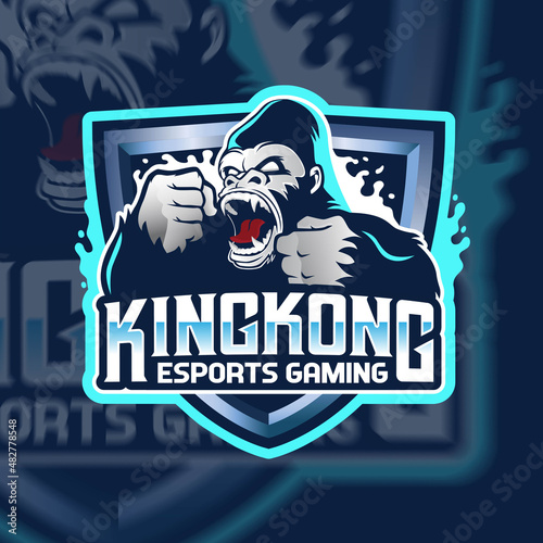 The King Kong Mascot Logo Design