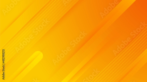 Modern orange dynamic stripes colorful abstract geometric design background for business, card, presentation, brochure, banner, and wallpaper