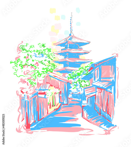 京都五重塔 The Five-Storied Pagoda