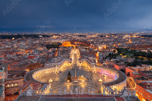 Vatican City State at Night
