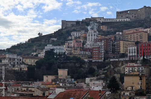 Napoli - Panorama del Vomero dal Parco Ventaglieri