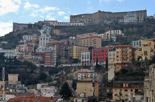 Napoli - Panorama di Castel Sant'Elmo dal Parco Ventaglieri