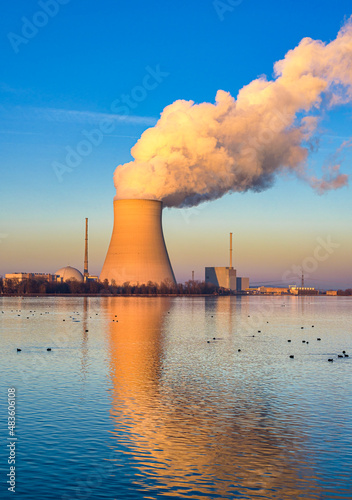 Kernkraftwerk Isar 2, Landshut, Bayern, Deutschland