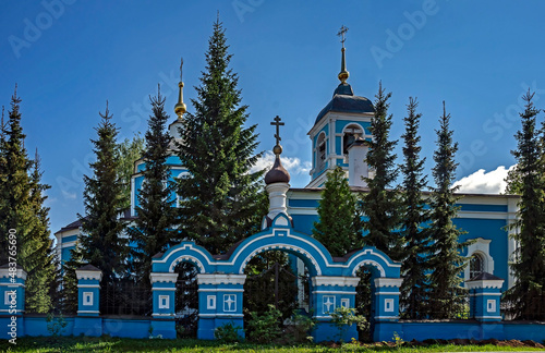 Our Lady of Kazan church, years of construction 1753 - 1779. City of Dmitrov, Russia