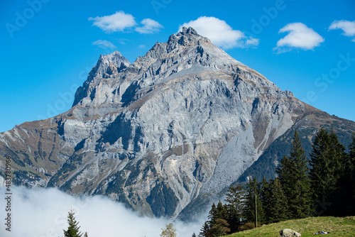 Windgällen aus der Sicht des Arnisees, Kanton Uri, Schweiz