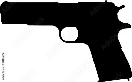 handgun EPS, handgun Silhouette, handgun Vector, handgun Cut File, handgun Vector